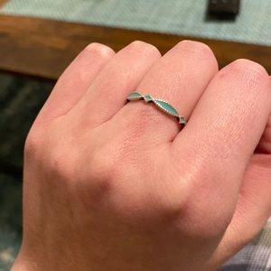 Teal/Turquoise James Avery Ring